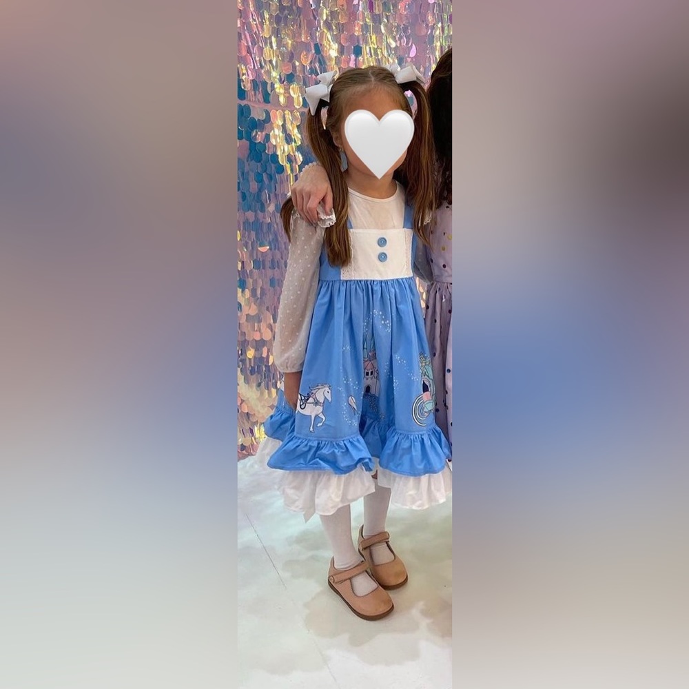 🔴🔴🔴SOLD🔴🔴🔴Eleanor Rose Girl's Fairytale Princess Dress Size 6-7  EUC - Picture 2 of 8